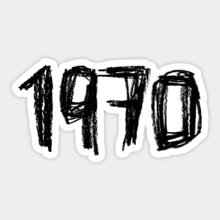 Year 1970, Born in 1970 Sticker